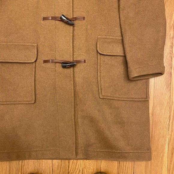 ORIGINAL MONTGOMERY Duffle Coat 38 Womens Medium/Mens Small camel horn buttons - Picture 6 of 12